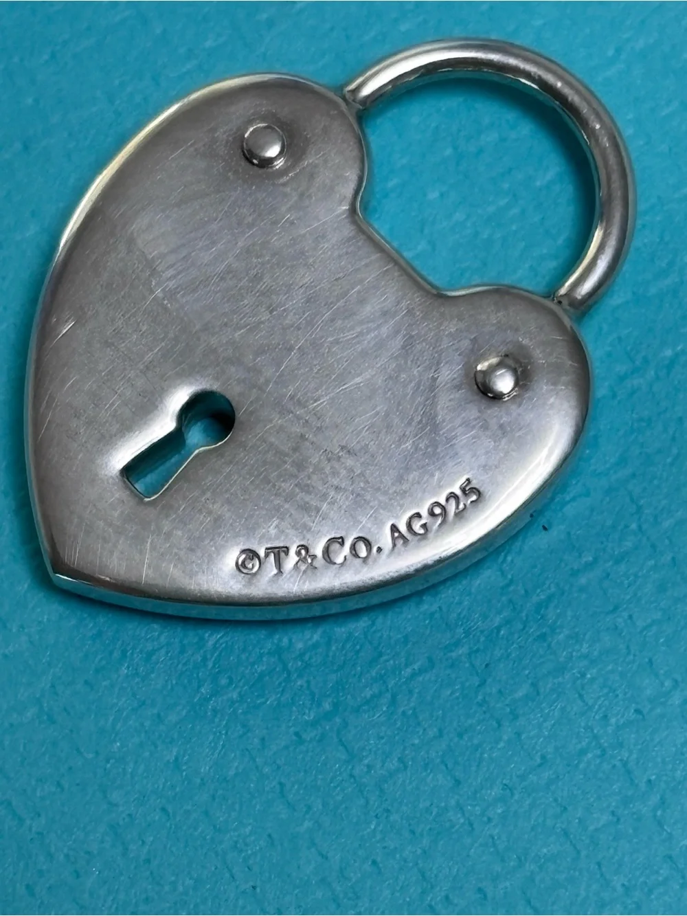 Tiffany & Co Medium Heart Lock Pendant + COA - Picture 4 of 6